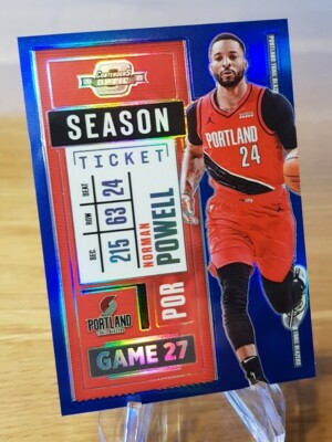 2020-21 Panini Contenders Optic - Norman Powell - #3 - Blue /99