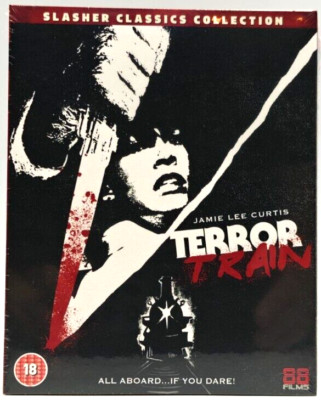 Terror Train Jamie Lee Curtis Slasher Limited Blu-ray w/ Slipcover