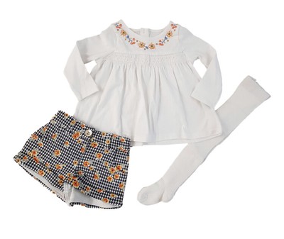 baby girl shorts and tights