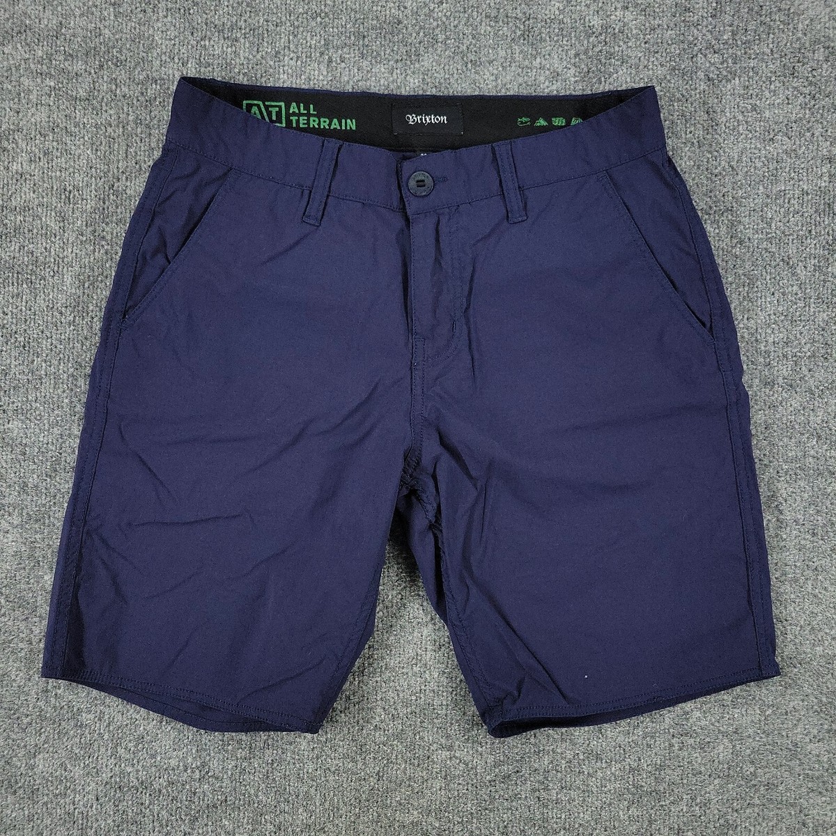 Brixton Shorts Men's Size 30 Blue Chino Hybrid All Terrain