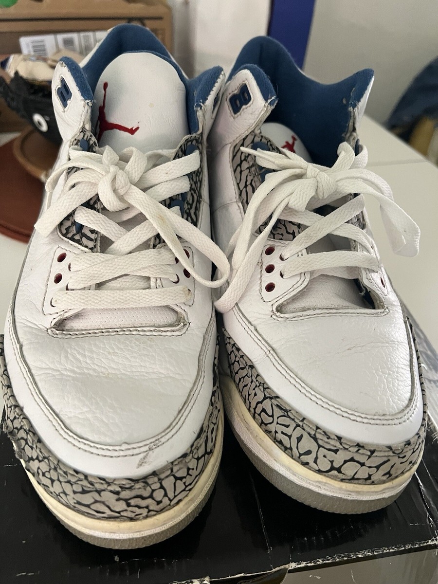 air jordan 3 true blue size 11