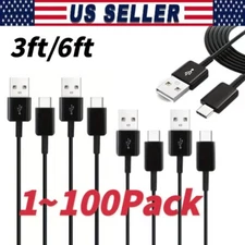 USB Type C Data Cable 5A Fast Charging USB-A to USB-C Charger lot Cord For Phone