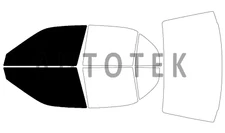 PreCut Film Front 2 Door Windows Any Tint Shade For Toyota Tercel 4 door 1995-99