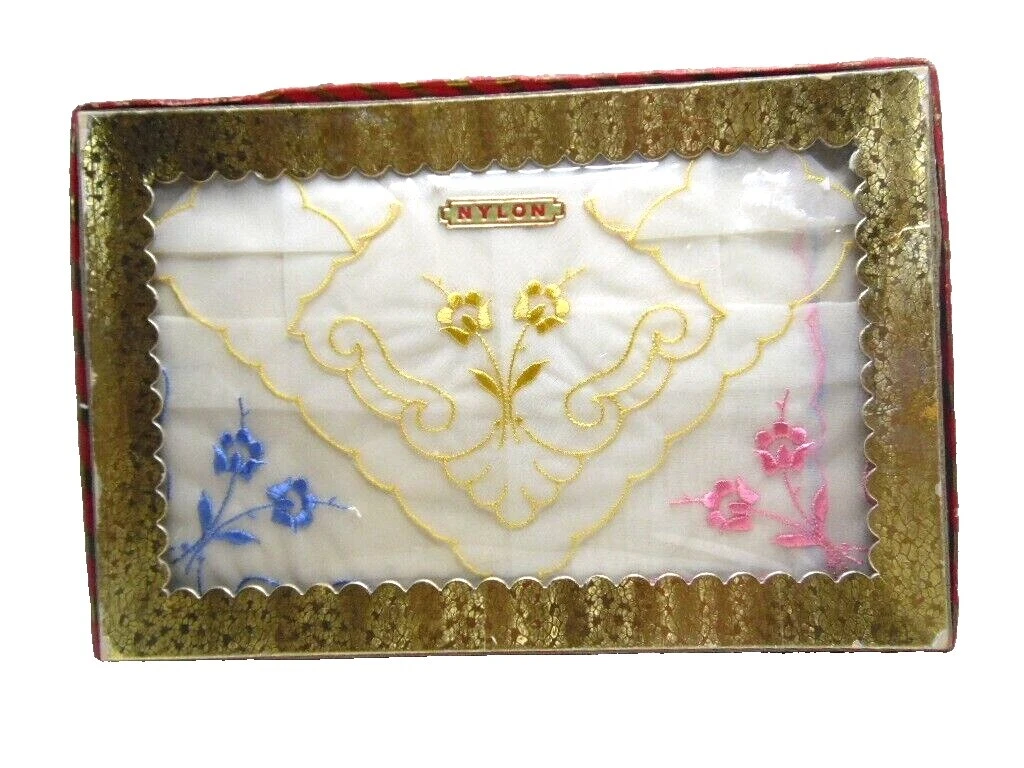 Вышитые официальные винтажные простые и твердые носовые платки