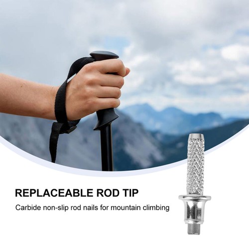 10 Pcs Hiking Poles Stick Trekking Tip Accessories Travel Walking Tips - Imagen 6 de 11