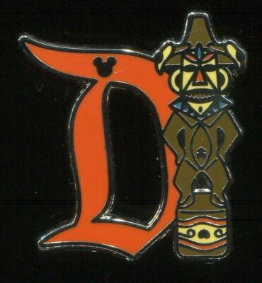 DLR Hidden Mickey 2019 Disneyland Gothic D Character Tiki Room Disney Pin 137061
