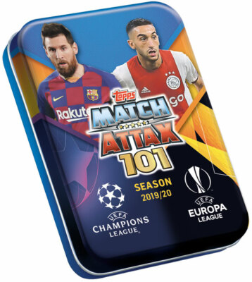 Topps Match Attax 101 - 2019/20 - 1x Mini Tin inkl.Limited Edition Motiv Messi