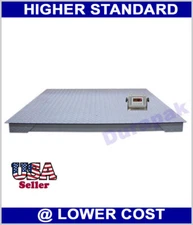 5500 lb Digital Floor Scale with Indicator Industrial Pallet Weighting Warehouse