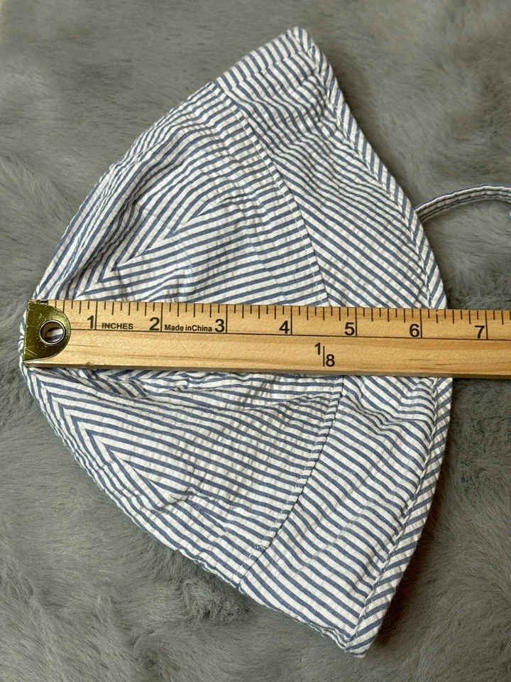 Janie and Jack Toddler 18-24 Months Striped American Flag Bucket Sun Hat - Image 3 of 4