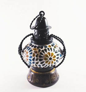 Handmade Multi Color Moroccan Lantern Floor Hanging Lamp Home