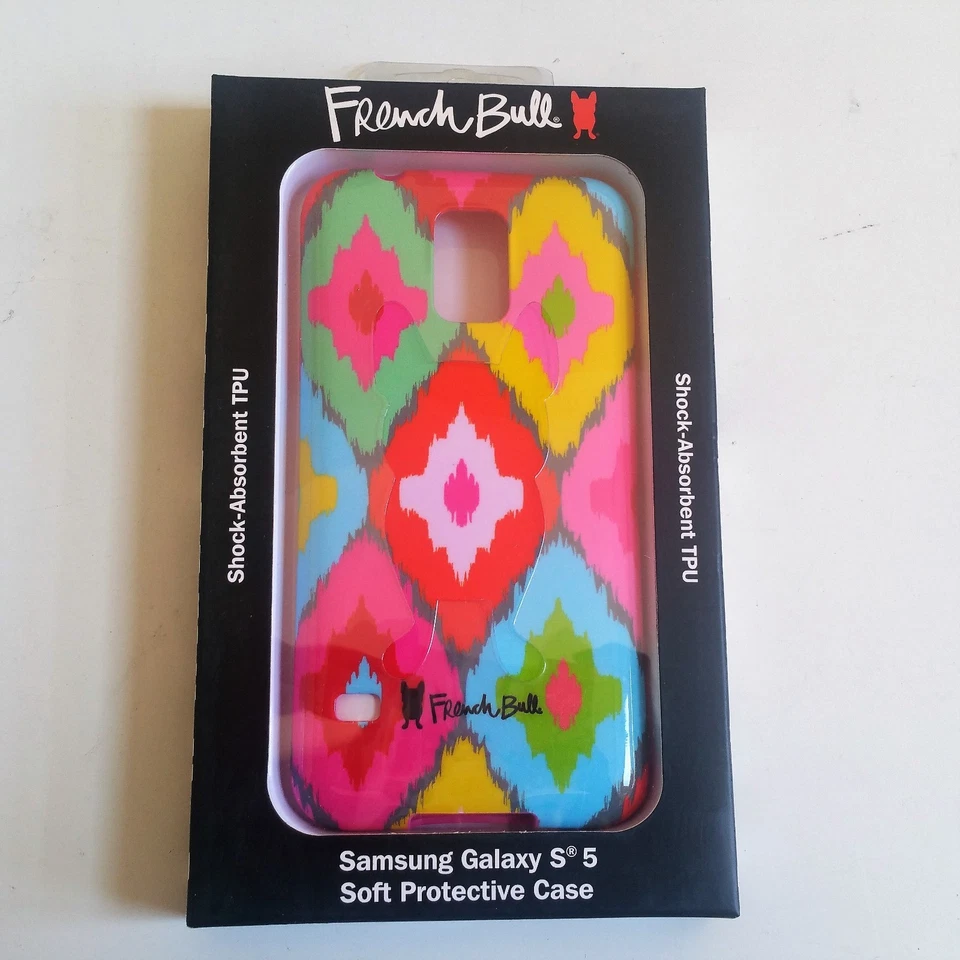 Funda TPU Amortiguador Toro Francés Gato Diamante Samsung Galaxy S5 Totalmente Nueva Foto 3 de 4