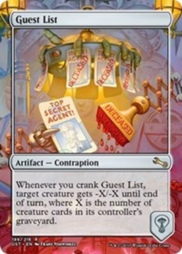 unstable mtg card list Light Play, English MTG Regular Guest List Unstable Magic the Gathering
