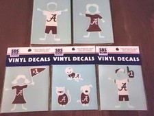 Alabama Crimson Tide NCAA Decal Car Sticker Man Woman Child Family