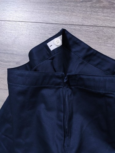 Lands End Skirt Girl Size 16 Slim Blue Chino School Uniform Skort Built In Liner - Picture 6 of 8