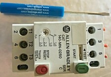 ALLEN BRADLEY 140-MN-0250, SER C MANUAL MOTOR STARTER 1.6 - 2.5AMP