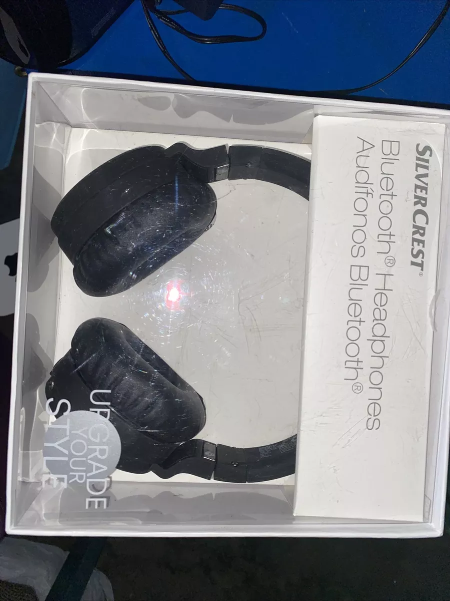 SilverCrest Premium On-Ear Bluetooth Headphones w/ Built-In Microphone  Black | eBay