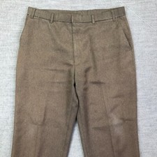 VTG Levi's Action Slacks Mens 36x27 Taupe Chino Dress Pants Faded 70s 80s