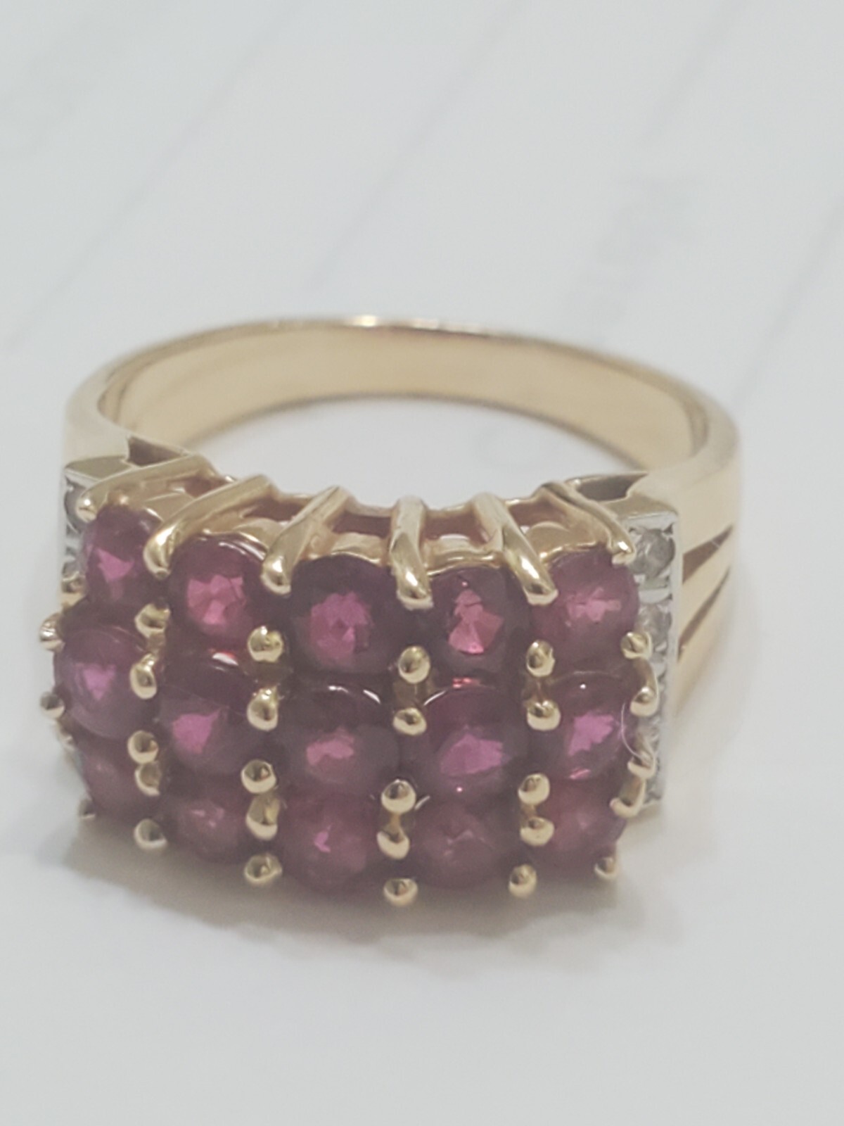 Ruby Ring 14k yellow gold - image 3