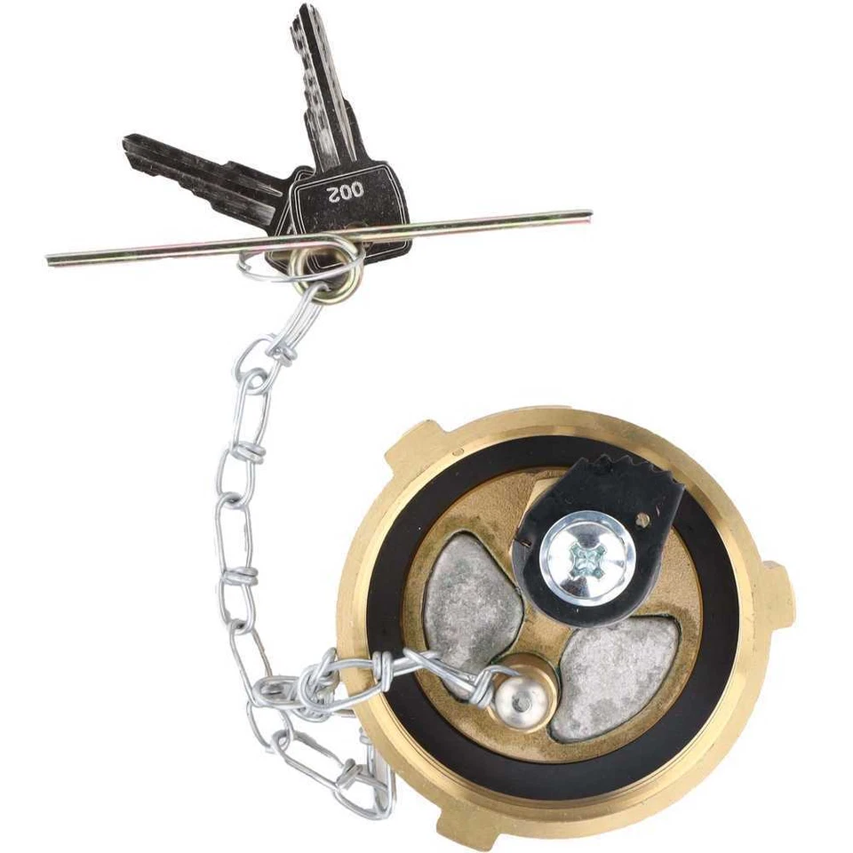 Heavy Duty Locking Fuel Tank Cap fits 1994-2013 Freightliner M2 106 FL60,FL70,FL - Image 3 of 4