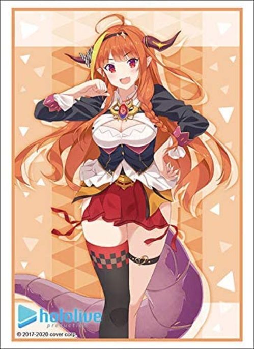 kiryu coco card sleeves Trading Sleeves/TCG - Hololive Solid Black Sleeve Back Card Sleeves Vol.31 Holo Looking