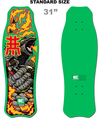 Everybody Skates Hosoi Guerrero Gozilla Skateboard Deck 31''