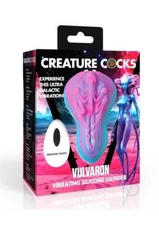 Creature Cocks Vulvaron Rechargeable Silicone Grinder Vibrator With Remote