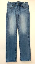 American Eagle Jeans Mens 28x30 Slim Straight Leg Whisker Airflex+ Stretch Denim
