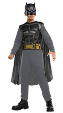 Imagine DC Justice League Batman Super Hero Costume Set Fits Sizes 8-10- NEW.