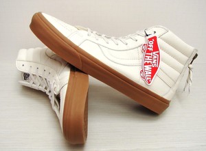 vans sk8 hi white gum