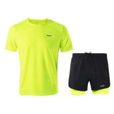 Men's Tracksuits Football Sportswear Men's Short Sleeve Shorts Set Quick Drying