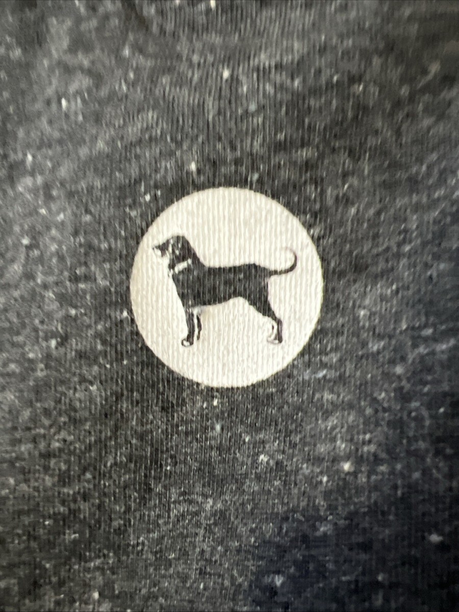 The Black Dog Brand  Life Off The Leash M Knit Tank Dress T Shirt Gray Travel View 6