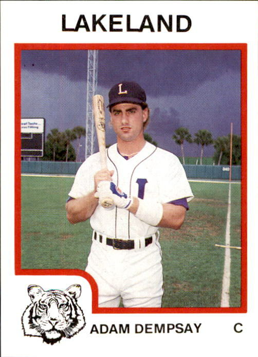 1987 Lakeland Tigers ProCards 2356 Adam Dempsay Joliet Illinois IL