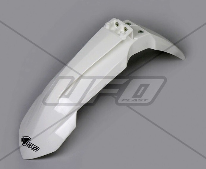 Aile avant blanche KTM pour rénovation carrosserie EXC 17-23 et SX 16-22