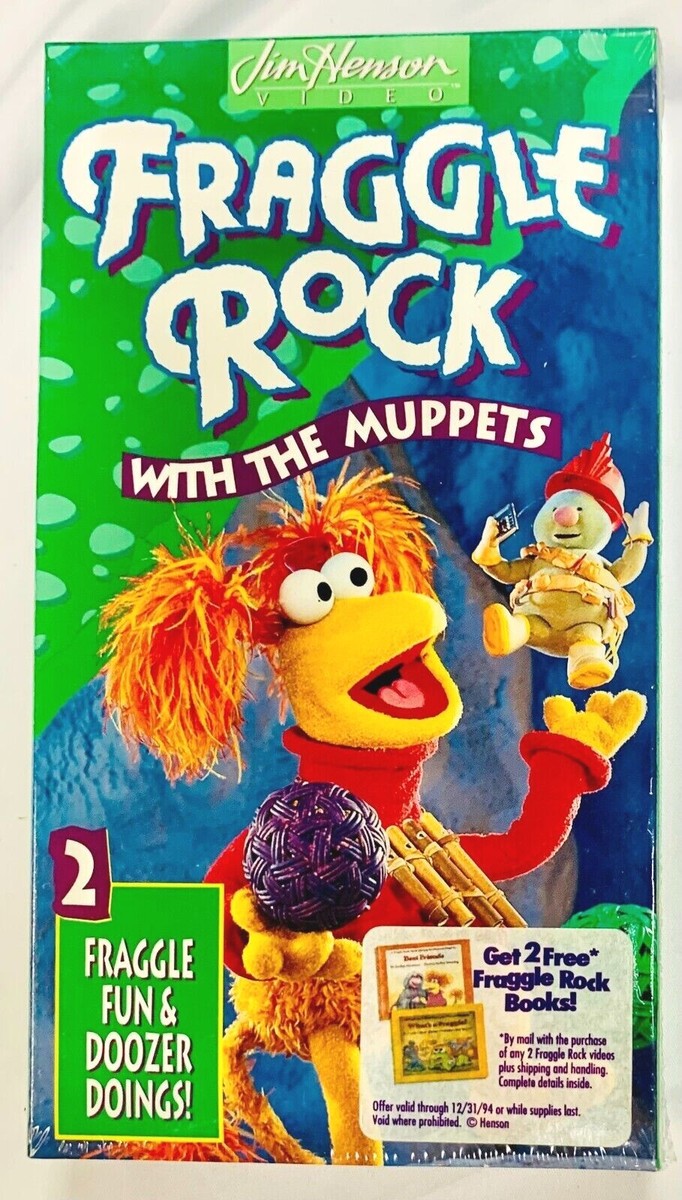 Jim Henson Fraggle Rock w/The Muppets #2 (VHS) Fraggle Fun