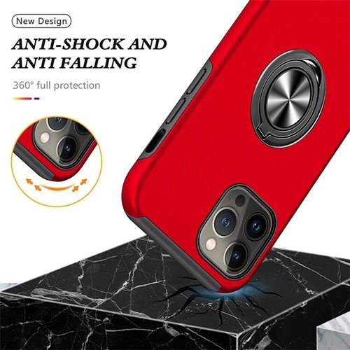 Hülle für iPhone 11 12 13 14 15 Plus Pro Max X XR 8 7 stoßfest Panzerungsring Ständer - Bild 25 von 42