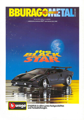 Bburago Werbeseite.....Lamborghini Countach 5000V  in 1-18...#9103m