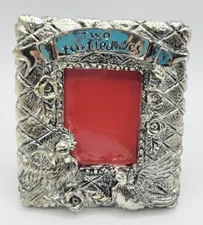 New Two Turtledoves Picture Frame Photo International Silver Company