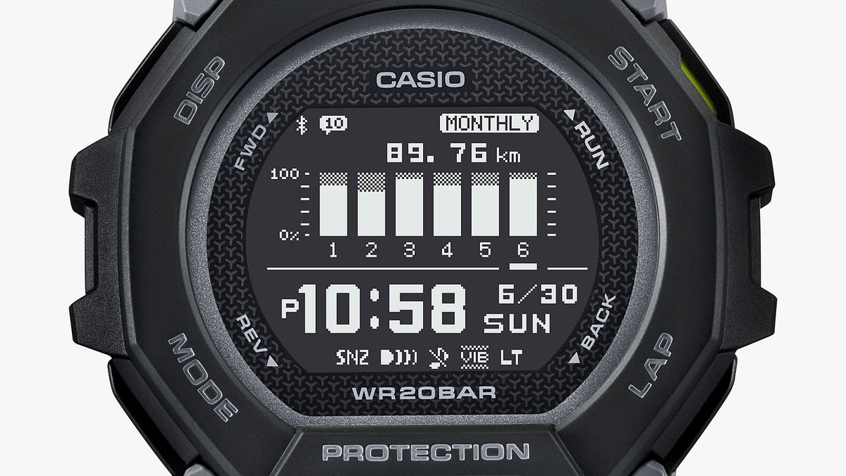 CASIO G-SHOCK GBD-300-1JF G-SQUAD Bluetooth Solar Digital CASIO G-SHOCK GBD-300-1JF G-SQUAD Bluetooth Solar Digital
