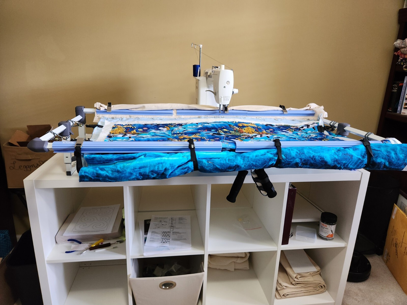 Grace Cutie Tabletop Quilting Frame Plus Speed Control eBay