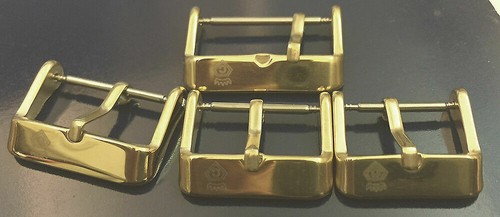 Envelope 20 pcs. Thorn buckle IPG-plated for leather watch straps 16-18-20-22mm - Picture 2 of 2