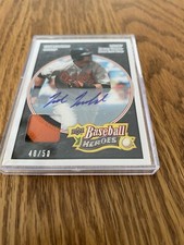 2008 Upper Deck Baseball Heroes - Black Patch Autographs #14 Nick Markakis...