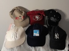 Cap Lot, 59Fifty Era +. San Francisco 49ers, Las Vegas Raiders, New York Yankees