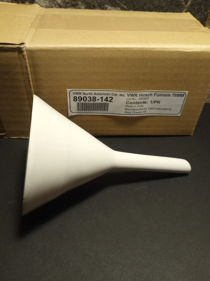Hirsch Funnel 78mm 89038-142 New in Box vwr - Image 4 of 4