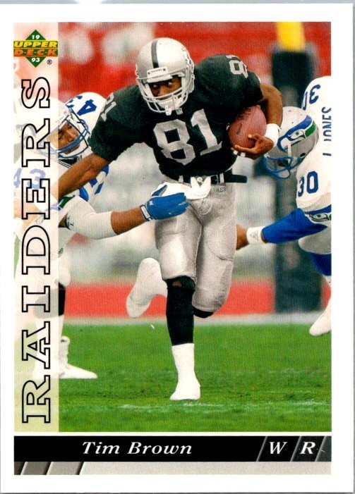 1993 Upper Deck - Tim Brown #415
