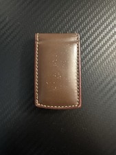 Cartera De Cuero Ferrari Roja Para Hombre - Doble Pliegue, Edición Limitada, Con Etiquetas