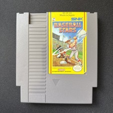 SNK Baseball Stars (Nintendo Entertainment System, 1989) NES Cartridge Tested
