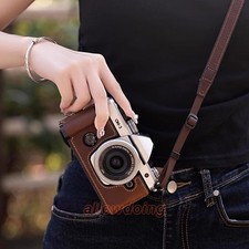 Fit For Olympus OM-3 Genuine Leather Camera Half Cases Handle Covers Protect Bag
