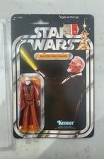 Vintage 78 Kenner Star Wars Ben Kenobi White Hair MOC Carded OG Small Crease