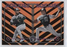 2024 Topps Update Rookie Combo Holiday Evan Justice Anthony Molina #US270 v1x