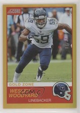 2019 Score Gold Zone 4/50 Wesley Woodyard #76 1l2